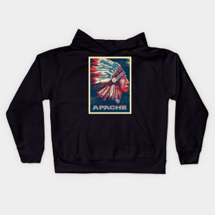 indian apache - cherokee Kids Hoodie